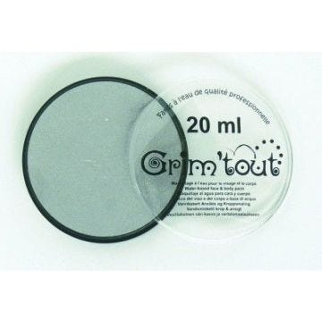 Maquillage - Fard - Galet 20 ml - GRIM TOUT - Argent métallique - Enfant - Gris