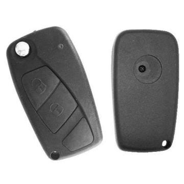 Coque de clé + lame compatible Fiat 2 boutons