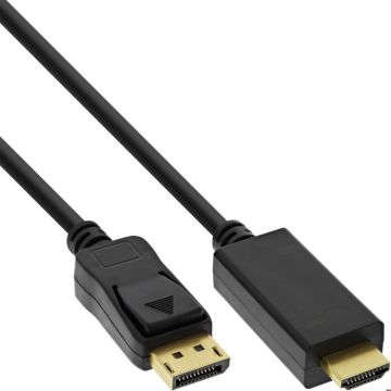 Câble convertisseur - InLine - 17183I - DisplayPort vers HDMI - 4K/60Hz - 3 m