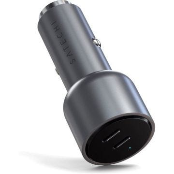 Satechi Chargeur de voiture double USB-C PD 40W Space Gray