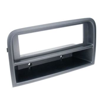 Adaptateur de façade 1-DIN avec vide poche Fiat Croma noir