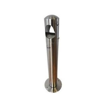 Cendrier-colonne inox a sac