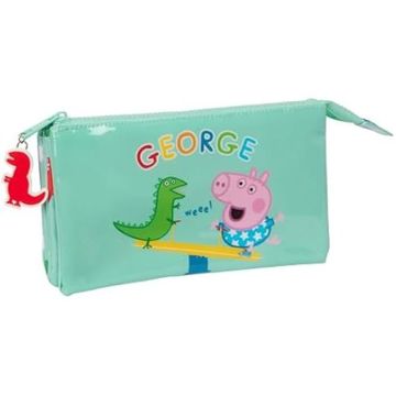 Trousse à crayons Safta Triple George - Multicolor