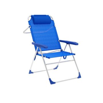 Chaise de Plage Pliable Bleu | Chaise Pliante Camping | Chaise Camping | Chaise de Camping | Chaise de Jardin - Marbueno