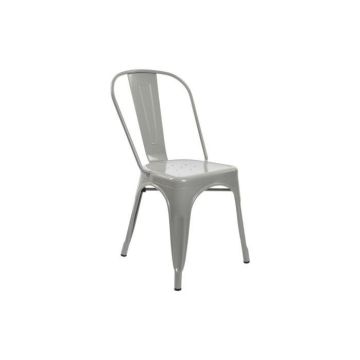 Chaise - Marque - Gris - Métal - 53 x 45 x 85 cm