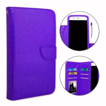 Etui housse folio pour Blackview A60 Plus format portefeuille éco-cuir - double clapet intérieur porte cartes fermeture magnétique