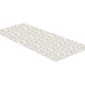 Matelas pliant - Tissu - 60x120 cm - Epaisseur 5cm - 2 volets - AU FIL DE L'EAU - DOMIVA