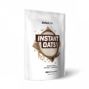 Farine d'avoine BioTech USA - Instant Oats - Saveur neutre 1000g