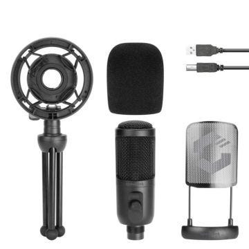 Audis Pro Desktop Streaming Microphone Noir