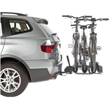 Porte-vélos plateforme pliable et rabattable MOTTEZ Platinium pour 3 vélos