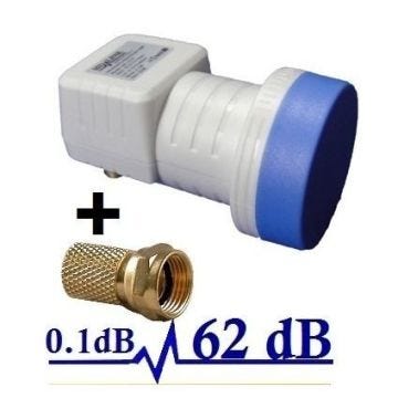 HD-LINE LNB SINGLE PRO 62db!! 0.1DB!! 1 TETE P…