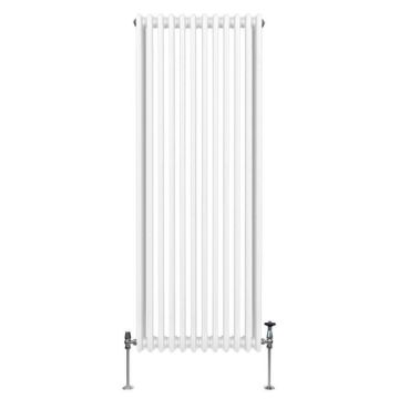 Radiateur Traditionnel à 3 colonnes Chauffage Vertical Blanc 1800 x 562mm