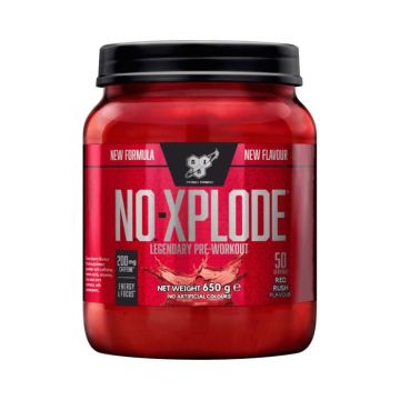 BSN NO Xplode Poudre d'Entraînement Énergie et Concentration 650g - Red Rush