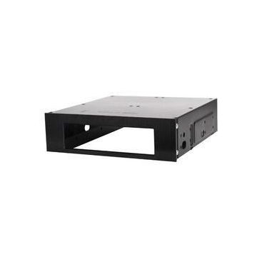 SilverStone SST-FP55B - Adaptateur de baies panneau frontal en aluminium 5.25 pouces vers 3.5 pouces + 2x 2.5 pouces, noir