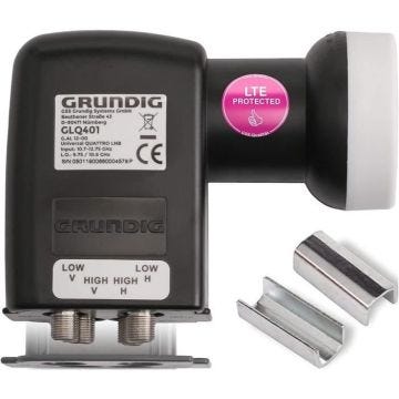 LNB Quattro - GENERIC - GSS - Filtre LTE - 0,1 dB - Full HD UHD 4K