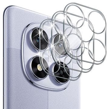 3 Verres Trempés Caméra Arrière pour Xiaomi Redmi Note 14 Pro 5G (pas pour 4G) Protection Anti-Rayures