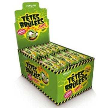 VERQUIN 150 Bonbons Sticks Têtes Brûlées Pomme
