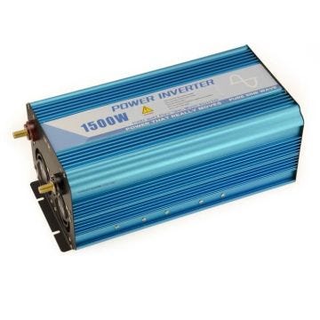 Inverseur 12V vers 220V PUR SINUS 1500 WATTS - Puissance en Crête 3000W - PRISE EUROPEENNE (FRANCE)
