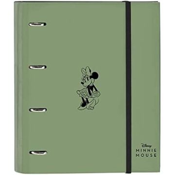 Classeur 4 anneaux - SAFTA - Minnie Mouse - 35 cm - 100 feuilles A4 - Confortable et polyvalent