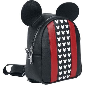 Sac à dos Mickey & Minnie Mouse Loungefly - Micky Maus noir/rouge