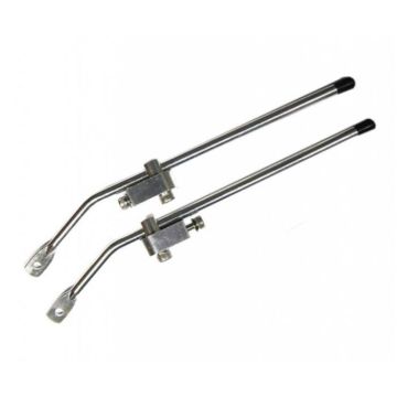 Fixation porte-bagages Pletscher Illets Genius/Inova/Prisma - argenté