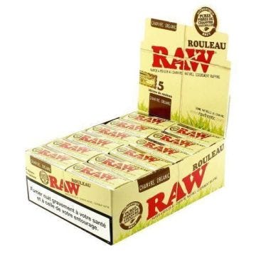 papier à rouler raw rolls organic x 24