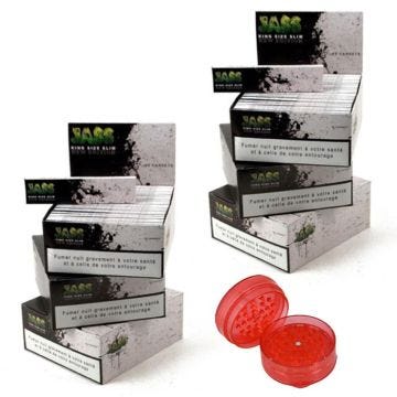 6 Boites Jass slim qualité OCB (0,30ct le carnet)