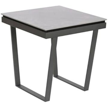 Table d'appoint - Home ESPRIT - Gris Métal - 51 x 51 x 53 cm - Multicolore - Petit meuble complément Table d'appoint - Home ESPRIT - Gris Métal - 51 x 51 x 53 cm - Multicolore - Petit meuble complément