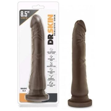 Gode Ventouse Realiste Dr.Skin Chocolat - 22 cm