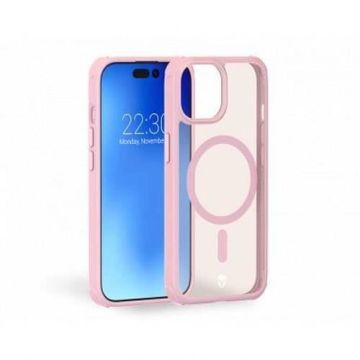 Coque Renforcée AIR FROST MagSafe pour iPhone 15 Plus Force Case Rose