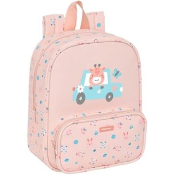 Sac à dos - SAFTA - JIRAFA - Adaptable au chariot - Nettoyage facile - Pour enfants de maternelle