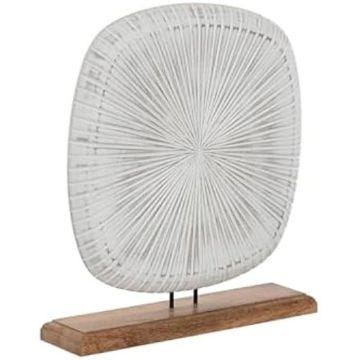 Figurine décorative - HOME ESPRIT - ESPRIT - Blanche - Multicolore - 30 x 8 x 34 cm