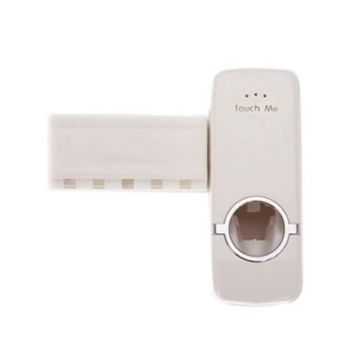(Blanc) Nouveau design Dentifrice Distributeur automatique de famille brosses à dents fixé de haute qualité ensembles de salle de ba