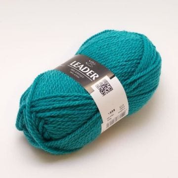 Pelote de laine Leader 015 Turquoise - Plassard Bleu