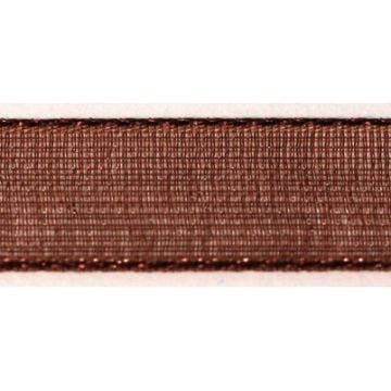 Ruban organdi - Brun foncé - 15 mm - 10 m - Rayher