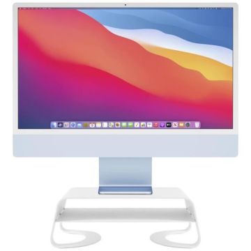 Twelve South Curve Riser Réhausseur de moniteur Plage daltitude: 10.8 à 10.8 cm blanc