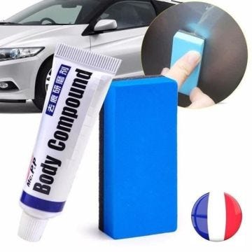 B601323-SIMPLISIM: Pâte Eponge Efface Rayures Griffes Peinture Carrosserie Voiture Vu à la TV