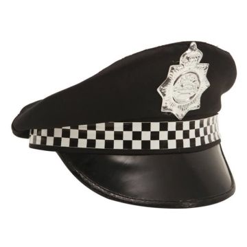 Casquette de Police Patrouill - Disfrazzes - Taille unique - Multicolore - Noir - Mixte