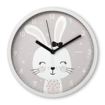 Horloge murale enfant - HAMA - Maui - Silencieuse - Ø25cm - Motif gai