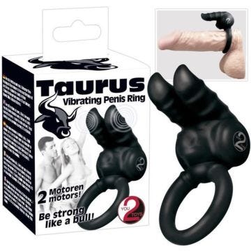 Cockring vibrant Taurus Noir