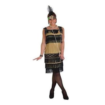 Creaciones Llopis 24-9208 - COMMUTATEUR KVM - Hello-Kitty Llopis Costume de Charleston Casino pour adulte, taille unique