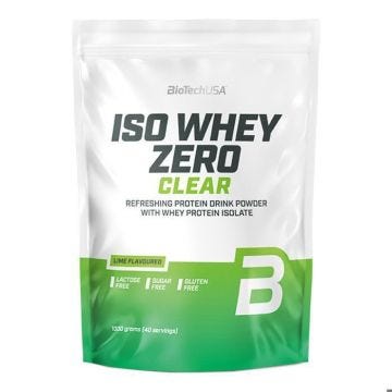 Clear whey BioTech USA - Iso Whey Zero Clear - Lime 1000g