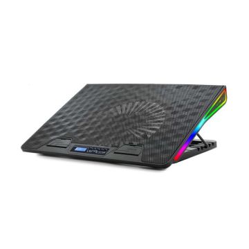 SPIRIT OF GAMER - AIRBLADE 800 LED RGB : Refroidisseur pour PC Portable - Ventilateur 18.5 cm Big Fan Portables Jusqu’à 17.3”
