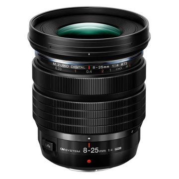 Om system pour hybride objectif m.zuiko digital ed 8-25mm f/4.0 pro