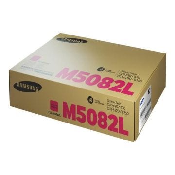 Cartouche de toner magenta haut rendement Samsung CLT-M5082L (SU322A) pour CLP-620/CLP-670 Series/CLX-6220-6250