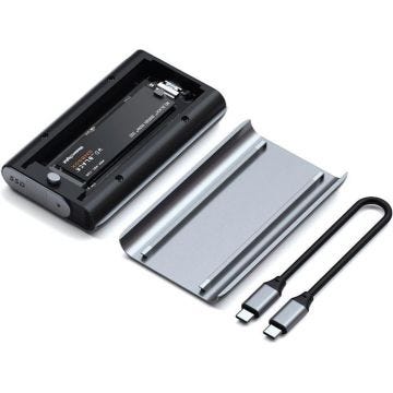 Boitier externe USB4 - SATECHI - SA-ST-EU4NPM - SSD M.2 NVMe jusqu'à 16 To - Couleur Noir
