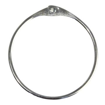 Anneaux en métal ouvrable Ø 40 mm Argent (x5) - Graine créative Argenté