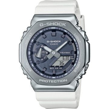 Montre Casio - Femmes - GM-2100WS-7AER - Etanche 20 Atm - Bracelet en Plastique Blanc