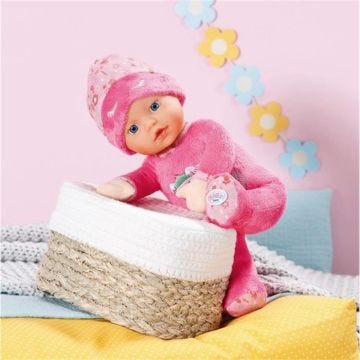 Baby Born - Sleepy - Poupée douce avec hochet intégré - Rose - 30cm - Dès 3 ans