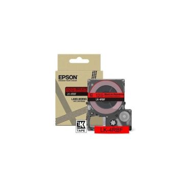 Cartouche d'étiquetage - EPSON - LK-4RBF - Compatible LW-C610 et LW-C410 - Rouge fluorescent - 12 mm Cartouche d'étiquetage - EPSON - LK-4RBF - Compatible LW-C610 et LW-C410 - Rouge fluorescent - 12 mm